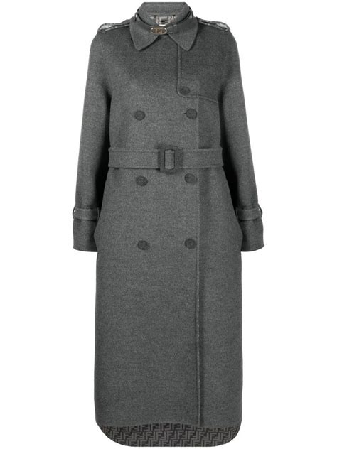 fendi wool coat womens|Fendi women's trenchless.